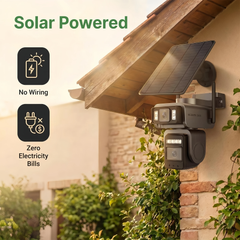 ICAM365 A440 4MP+4MP Battery Solar PTZ Camera - 265