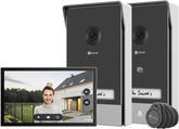 EZVIZ CS-HP7-R110-2W2TFC (مجموعة جرس باب مزدوج) نظام هاتف باب مرئي ذكي للمنزل