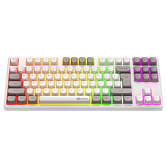 MEETION MK14 Wired+2.4G+Bluetooth RGB Backlit Mechanical Gaming Keyboard
