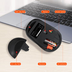 MEETION R571 2.4G Wireless Mouse Black