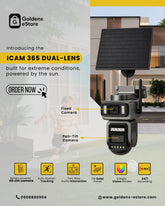 ICAM365 A440 4MP+4MP Battery Solar PTZ Camera - 265