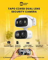 TAPO C246D 4MP Indoor/Outdoor Dual Lens Pan/Tilt Security Camera