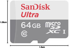 SANDISK 64GB SDSQUNR-064G-GN3MN USB MICRO SD CARD MEMMORY