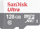 بطاقة ذاكرة سانديسك 128 جيجابايت SDSQUNR-128G-GN6MN Micro SD بمنفذ USB