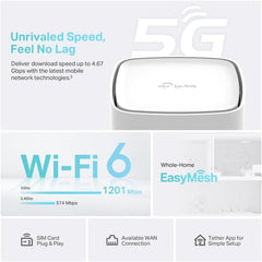 TP-LINK 5G AX1800 WIRELESS DUAL BRAND GIGABIT ROUTER