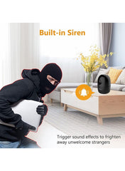 IMOU RANGER2 A22EN- BLACK Wi-Fi Camera 2MP with Human Detection, Motion Tracking, Two-Way Audio, IR