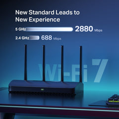 MERCUSYS MR27BE BE3600 موجه Wi-Fi 7 ثنائي النطاق