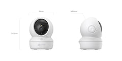 EZVIZ CS-H6c-R105-8H8WF (8MP) Pan and Tilt 360 Visual Coverage with 4K Resolution