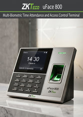 جهاز التحكم بالدخول والحضور ZK AIC UFACE 800