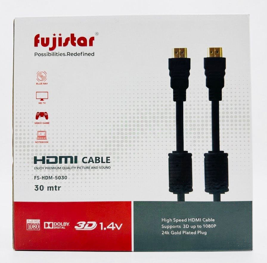 FUJI STAR HDMI CABLE FLAT 30M