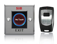SIB OP17-R NO TOUCH SS EXIT BUTTON WITH REMOTE