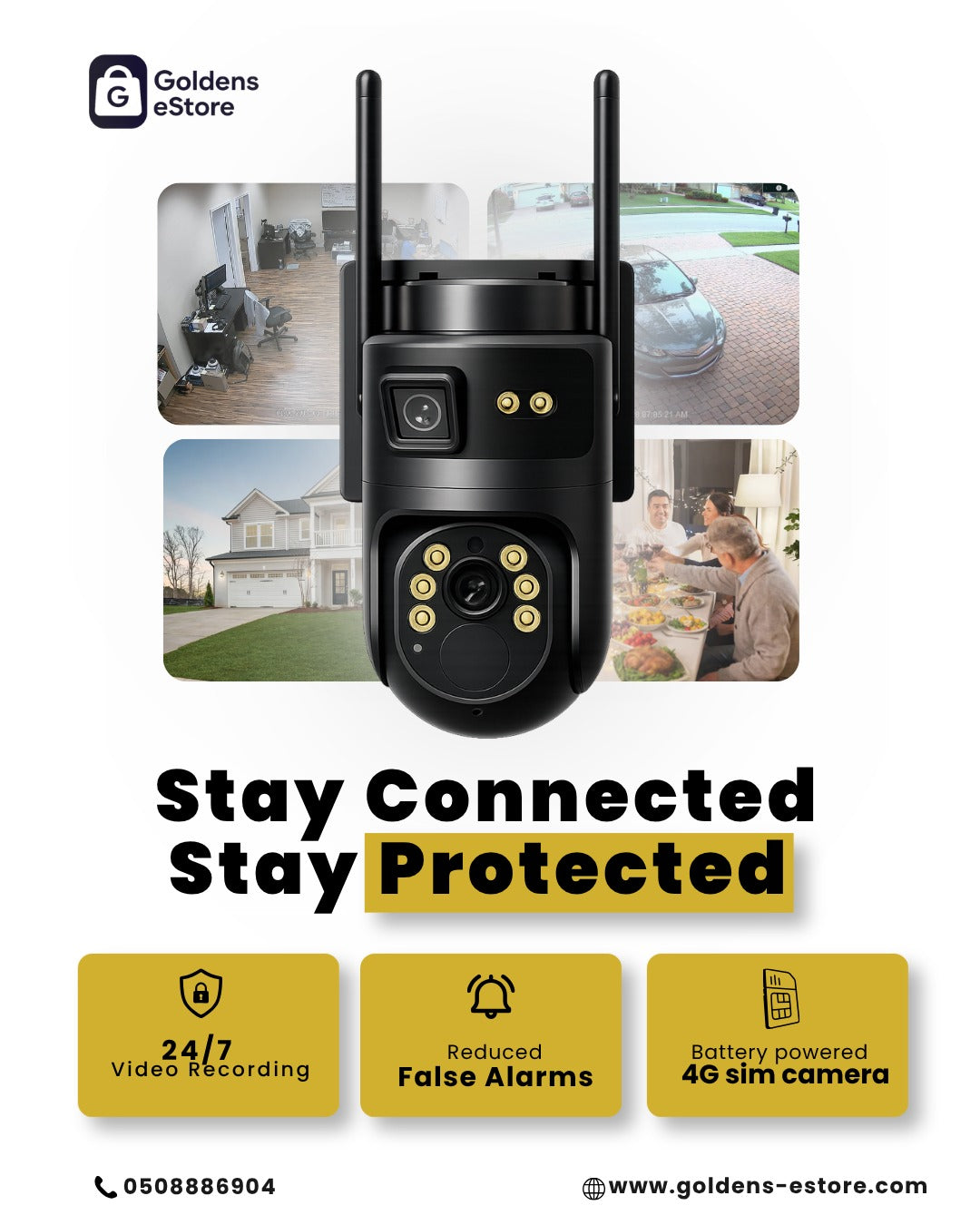 ICAM365 A22 4MP+4MP 4G AOV SOLAR INTERNET CAMERA