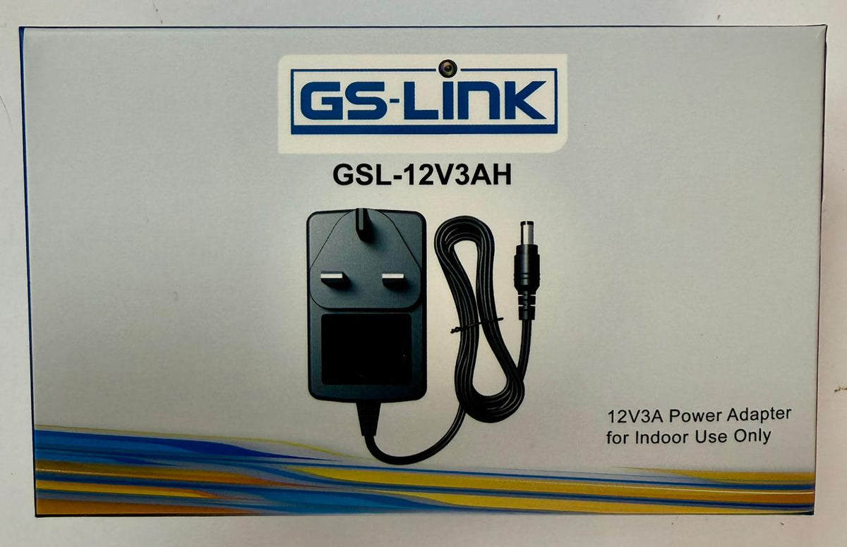 GS-LINK GSL-12V3A POWER ADAPTOR 12V-3A