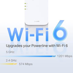 TP-LINK PGW2440 KIT G.hn2400 Powerline AX1800 Wi-Fi 6 Kit