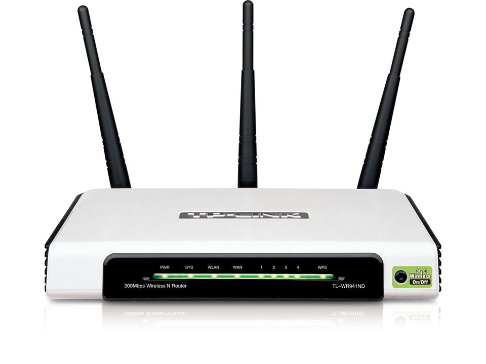 TP-LINK WIRELESS N ROUTER TL-WR941ND 300MBPS