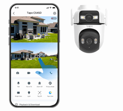 TAPO C545D 2K Outdoor Dual Lens Pan/Tilt Security Camera