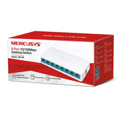 MERCUSYS MS108 8 منافذ 10/100Mbps مفتاح سطح المكتب