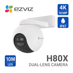 EZVIZ CS-H80x-R100-8G82WKFL (4MM) Pan Tilt Wi-Fi Camera (8mp+2mp)