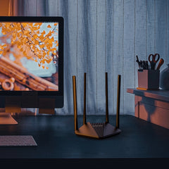 راوتر MERCUSYS MR30G AC1200 ثنائي النطاق بسرعة جيجابت بتقنية Wi-Fi