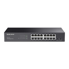 محول سطح المكتب/الحامل MERCUSYS MS116GS 16 منفذ جيجابت