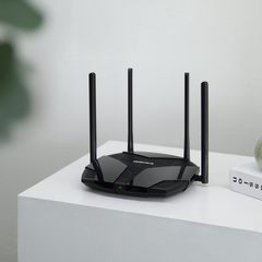 راوتر MERCUSYS MR80X AX3000 ثنائي النطاق بتقنية Wi-Fi 6