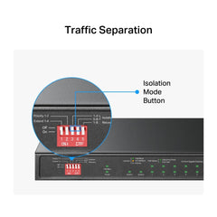 MERCUSYS MS110GMP 10-Port Gigabit Desktop Switch with 8-Port PoE+