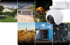 EZVIZ CS-EB8-R200-1M8W4GA EB8 3MP Pan & Tilt 4G Battery Camera