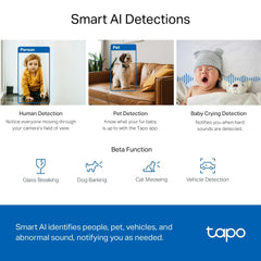 TAPO C220 4MP Pan/Tilt Wi-Fi Camera