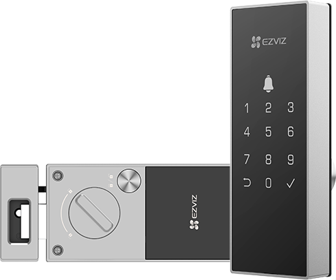 EZVIZ CS-DL03-R100-WBCP-GR  Smart Rim Lock