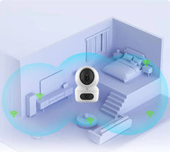 EZVIZ CS-H7c-R101-8H44WF Dual Lens Wi-Fi Pan and Tilt Indoor Security Camera