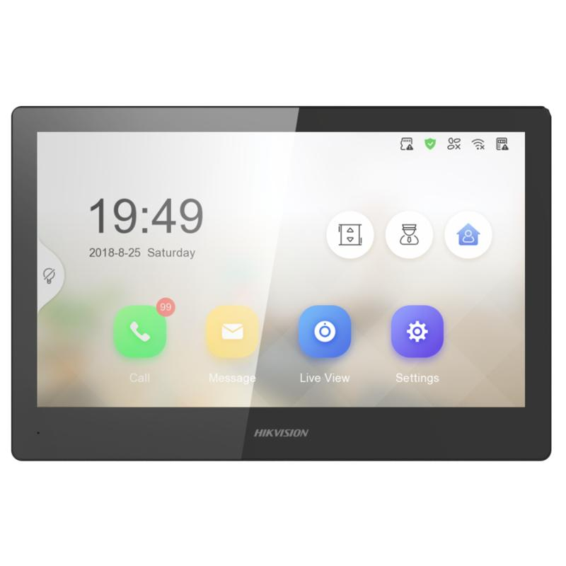 HIKVISION DS-KH8520-WTE1 KH8 Series 10 INCH Indoor Station
