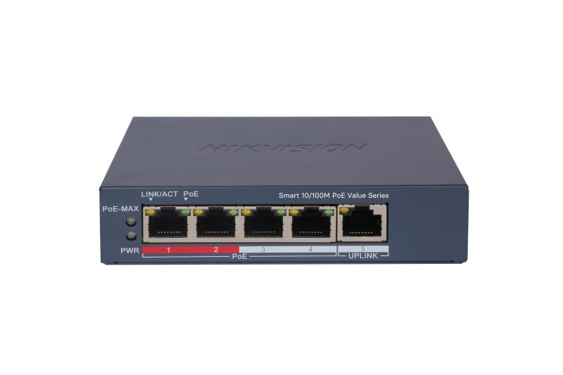 HIKVISION DS-3E1105P-EI/M SMART MANAGED 4PORT POE SWITCH